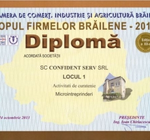 Confident Serv S.R.L. - Firma Curatenie Braila