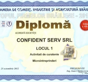 Confident Serv S.R.L. - Firma Curatenie Galati